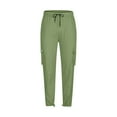 thumbnail image 6 of BinBiL Men Relaxed Cargo Pants with Big Pockets Casual Work Combat Trousers, 6 of 6