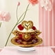 thumbnail image 4 of CaiYueKe Romantic Heart Teacup Acrylic Ornament Decorative Gift for Couples Valentine's Day Anniversary Wedding Home Decor Kitchen Desk Tabletop Decoration Love Present Souvenir Collectible, 4 of 9