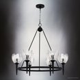 thumbnail image 3 of Luxury Traditional Chandelier, Matte Black, UQL6471, 3 of 5