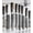 8 pcs avec Aiguiseur, variante sur MDHAND Ensemble de 8 Couteaux pour la Cuisine, Manche Ergonomique en Damas en Acier à Haute Teneur en Carbone - Couteau de Chef 8 Pouces, Pain 8 Pouces, Tranchage 8 Pouces, Couperet 7 Pouces, Santoku 5 Pouces, Désossage 6 Pouces, Épluchage 3,5 Pouces