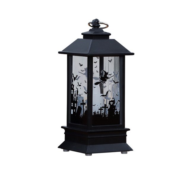 Lámpara Colgante LED Retro para Halloween Estampado Bruja-- Sailing Electrónica