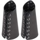 thumbnail image 4 of Ssxjx Protectores de brazo de cuero sintético Pulsera de brazo ajustable Brazales medievales Brazales punk Negro kaili Sencillez, 4 of 5