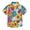 Colorful Daisies Chrysanthemums Flowers, variant on Dailycode Small Short Sleeve Button Down Shirts Colorful Daisies Chrysanthemums Flowers Casual Shirt 3-10 Years