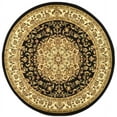thumbnail image 5 of SAFAVIEH Lyndhurst Katrina Floral Border Area Rug, Black/Ivory, 3'3" x 5'3", 5 of 6