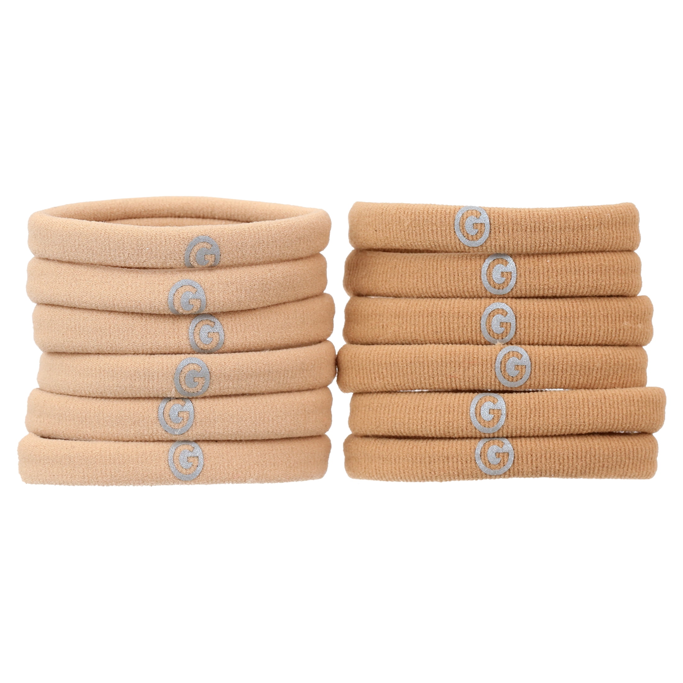 【新品未使用】kinema pile hair band 【ベージュ】 Gimme Hair Bands 12pk Blonde Medium Hold Flexible Elasticity