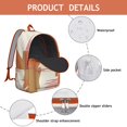 thumbnail image 4 of Unisex Chic Boho Backpack, Bohemian Vintage Style Bag with Front Pocket, Durable Rucksack for School College Work Travel, Great Gift Idea, 4 of 5