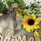thumbnail image 3 of Puerta Flor Corona De Bienvenida Con Iluminación Led Corona De Madera Para La Decoración De La Puerta De La Oficina En El Hogar seitruly HA043188-02, 3 of 6