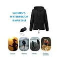 thumbnail image 4 of Rosvigor Womens Waterproof Raincoat Lightweight Rain Jackets Windproof Hooded Jacket with Pockets, 4 of 5
