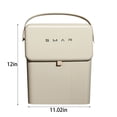 thumbnail image 3 of Cqxid Kitchen Cleaning Appliances Under $25 Compost For Counter Top Or Under Hanging Small Kitchen Trash Can With Lid Wall Mounted Waste Basket Garbage Can For Bathroom, 3 of 5