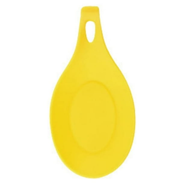 Soporte para cuchara Moyic Bandeja para cuchara Vajilla Estante para cucharas Amarillo
