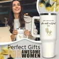thumbnail image 2 of Inspirational Christian Gifts For Women - Unique Motivational Religious Catholic Birthday Mothers Day Gifts for Her 40oz Insulated Stainless Steel Tumbler with Handle and Straw Lid Cup Mug, 2 of 6