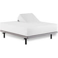 thumbnail image 1 of Cotton Metrics 600TC 100% Cotton Top Split Cal King Sheets Sets for Adjustable beds - 39" Split Top Cal-King Sheets - Split Head Bed Sheet Set Fits Upto 18" Deep Pocket Color White, 1 of 7