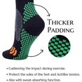 thumbnail image 3 of 3 Pairs Copper Compression Non-Slip Socks for Women & Men Circulation 15-20 mmhg - Better Blood Flow, Swelling, Best Support for Medical, Running, Nursing, 3 of 8