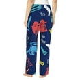 thumbnail image 3 of Haiem Colorful Excavator Women's Pajama Pants Ultra Lightweight Pjs Bottoms Sleepwear Bottom Pants With Pocket Drawstring-Large, 3 of 9