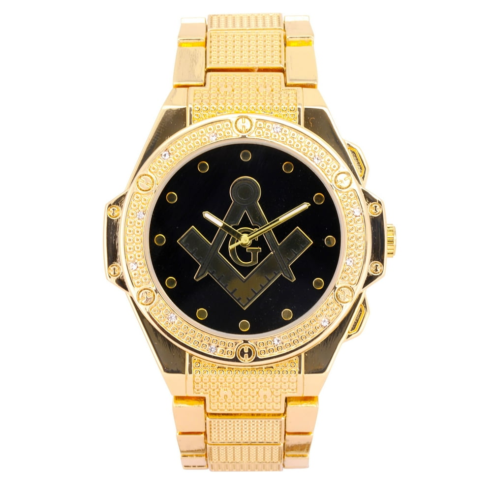 cubic zirconia iced out watch