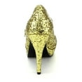 thumbnail image 6 of 4 Heel Double Strap Glitter Maryjane Gold Glitter, 6 of 6