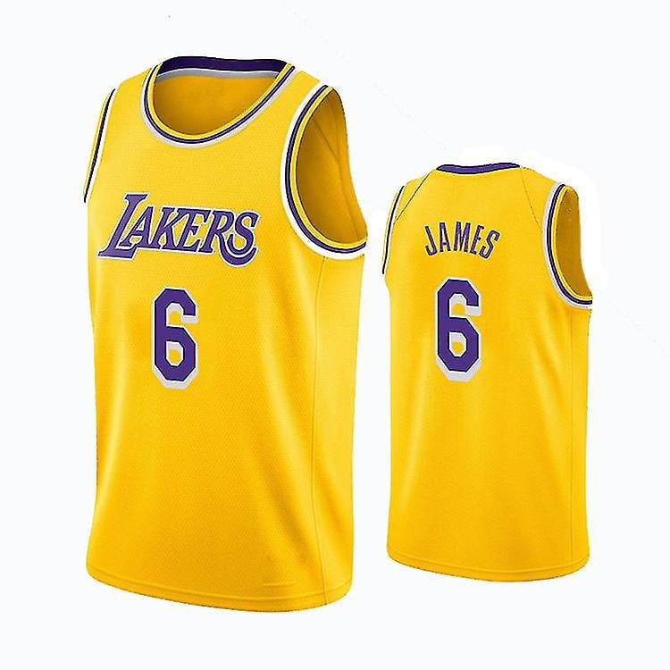 Nba Los Angeles Lakers Lebron James No.6 Basketball Jersey James adult Size Walmart