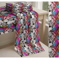 thumbnail image 6 of Soimoi White Cotton Cambric Fabric Tropical Leaves & Wild Animal Print Sewing Fabric BTY 42 Inch Wide, 6 of 7