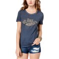 thumbnail image 1 of Camiseta adornada Guess Day Dreamer para mujer azul extragrande, 1 of 1