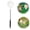 1pcs, variant on 2Pack Chicken Pecking Toy, Slow Feed Treat Dispenser, Spring Mounted Coop Enrichment Ball for Hens Birds Parrots