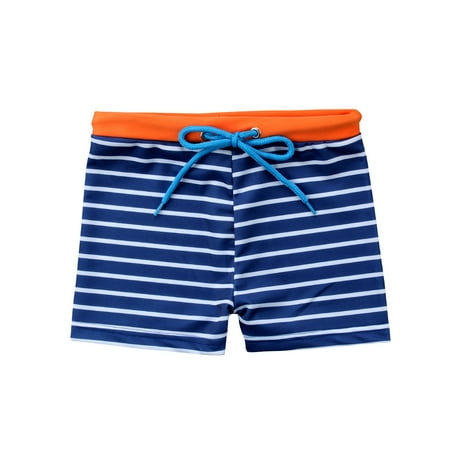 

Bagilaanoe Toddler Baby Boys Swim Trunk Printed Swimwear 6M 12M 2T 3T 4T 5T 6T Kids Summer Drawing Elastic Swimming Shorts