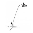 thumbnail image 1 of Lampe Simmon en structure en acier en noir, 1 of 4