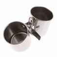 thumbnail image 3 of Bird Cage Bowl Set Double-bowl Parrot Cup Food Water Bowl with Perch, 3 of 4