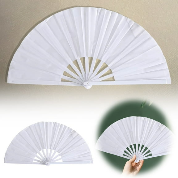 WXLCISI Portable Line Dance Hand Fan - Large Foldable Country Western Fan for Outdoor Events & Dance Parties