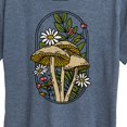 thumbnail image 3 of Instant Message - Mushrooms And Flowers - Women's Short Sleeve Graphic T-Shirt, 3 of 6