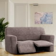 thumbnail image 4 of 2024 Recliner Loveseat Slipcover - Solid Light Grey - 2 Seater Recliner Cover, 4 of 7