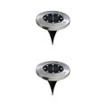thumbnail image 2 of Inteprter 4 uds/1 ud. 8 LED de energía Solar luz enterrada lámpara de tierra al aire libre camino luz punto lámpara patio jardín césped paisaje Type1 NO1 Inteprter CBP259153, 2 of 5