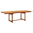thumbnail image 4 of vidaXL 7 Piece Patio Dining Set Solid Wood Acacia, 4 of 9