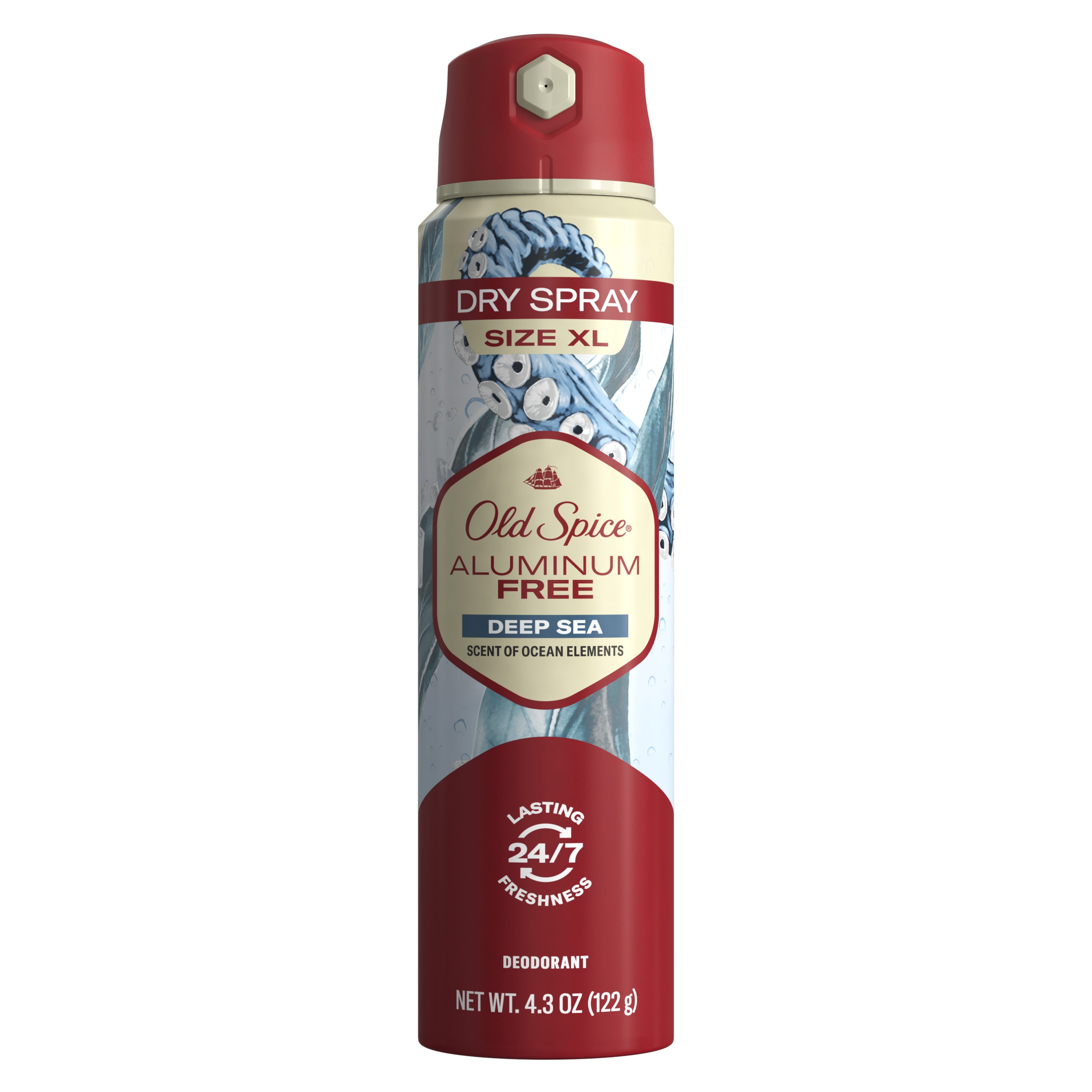 Old Spice Aluminum Free Dry Spray, Deep Sea, 4.3 oz