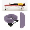 thumbnail image 4 of TISHITA Coussin de Table de Massage 3 en 1 Ajustable pour Chaise de Massage Lit Violet, 4 of 8