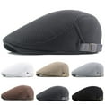 thumbnail image 6 of Mens Breathable Mesh Ivy HatCap Summer Newsboy Beret Ascot Flat Cabbie, 6 of 8