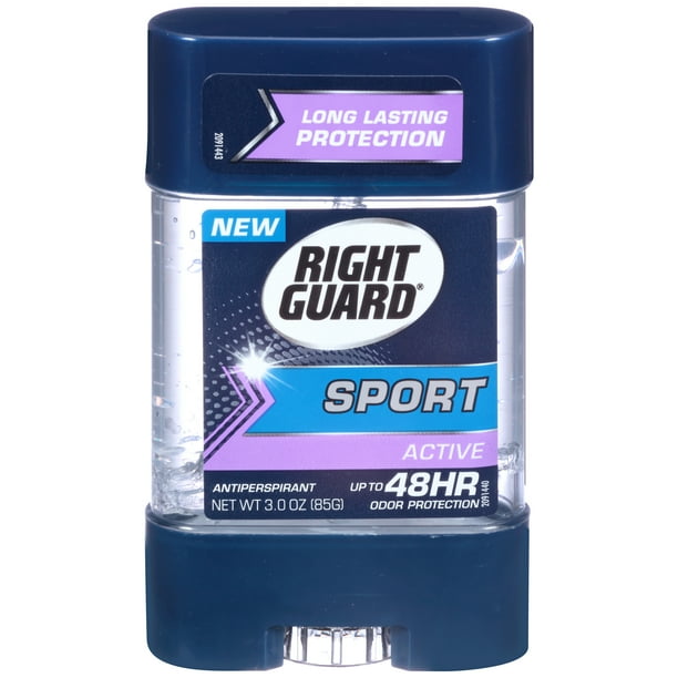 Right Guard Sport Antiperspirant Deodorant Gel, Active, 3 Ounce