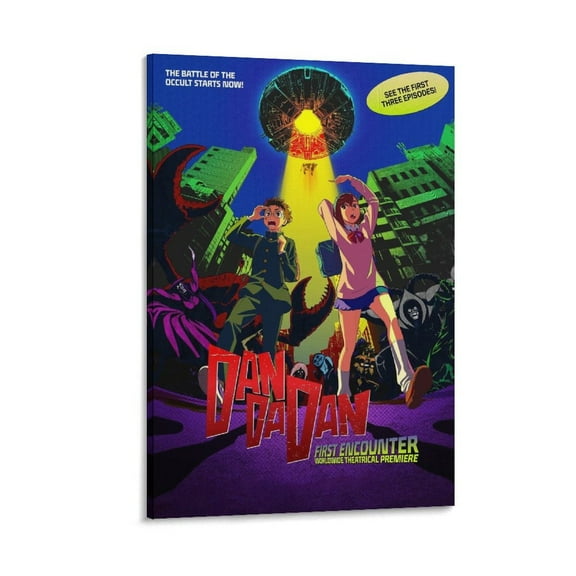 Dandadan Anime Poster (49) Canvas Art Poster and Wall Art Picture Print Modern Family bedroom Decor Posters 24x36inch(60x90cm)