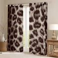 thumbnail image 2 of Erosebridal Leopard Print Curtains for Living Room, Wildlife 30%-50% Blackout Curtains Set of 2 (52x63) Teens, Animal Theme Decor, 2 of 5