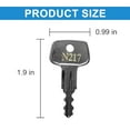 thumbnail image 3 of N217 Car Rack Replacement Key, Replacement Key for Yakima and Thule Ski, Box,Roof,Carrier Racks and Crossbars-Codes N217 [2 pcs]$$Sport & Recreation Other, 3 of 7