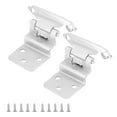 thumbnail image 1 of MYG 2pc Kitchen Cabinet Self Closing Face Mount Cupboard 3/8\" Inset Door Hinges, 1 of 9