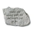 thumbnail image 1 of Kay Berry- Inc. 73120 Grow Old Along With Me-The Best Is Yet To Be - Memorial - 5 Inches x 3.25 Inches, 1 of 1