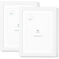 thumbnail image 1 of (19 ¾ x 27 ½ in | 50x70 cm) White Solid Oak Wood Picture Frame Poster Frame Wall Photo Frame, 1 of 8