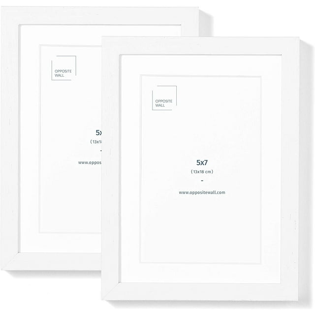 (19 ¾ x 27 ½ in | 50x70 cm) White Solid Oak Wood Picture Frame Poster Frame Wall Photo Frame