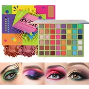 Docolor Boom Eyeshadow Palette 48 Color Eye Shadow High Pigmented Matte Glitter Shimmer Metallic Professional Long Lasting Waterproof Makeup Palette Powder Sparkle Smoky Cosmetic Shadow Pallet