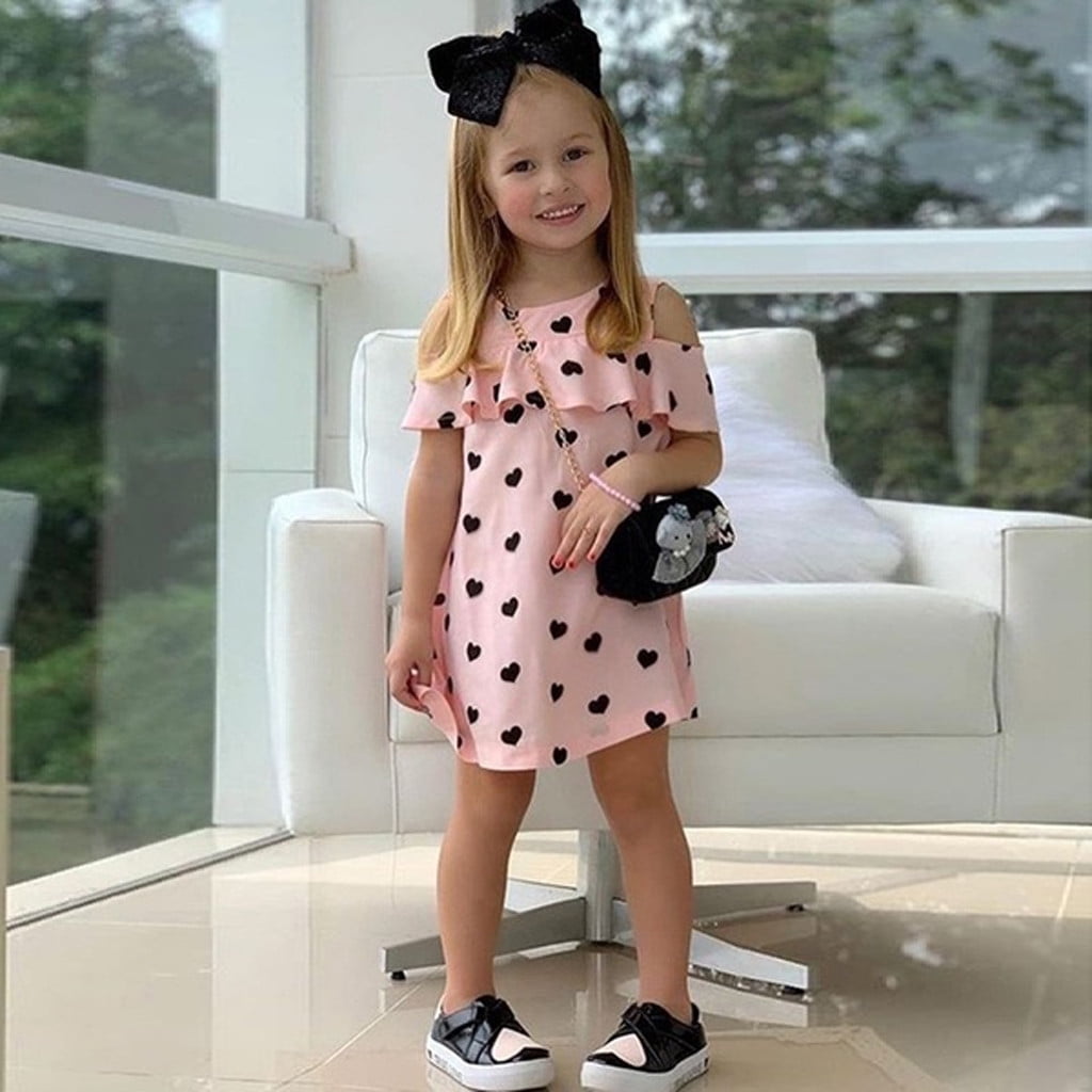 Girls heart dress hotsell