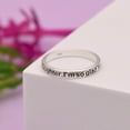 thumbnail image 4 of Mooneye 925 Sterling Silver Platinum Plated Granddaughter i m So Glad You Re Mine Women Mother's Day Gifts Ring, 4 of 7