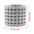 thumbnail image 6 of Augper Clearance Self Adhesive Crystal Rhinestone Diamond Roll Ribbon Bling Gemstone Strips Sticker Rhinestone for Craft with Rhinestone 5 Yards, 6 of 9