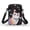 Cat Space Galaxy Print, variant on Abstract Geometric 2 Layer Crossbody Bag for Shop Travel, Adjustable Strap Adjustable Shoulder Strap Phone Purse