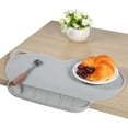 thumbnail image 3 of Placemat Compatible with Toddlers, Safe Eating Surface with Raised Edges Compatible with Easy to Clean Non Slip Design, Portable Heat Resistant Durable Construction Silicone, 3 of 5