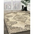 thumbnail image 2 of Ahgly Company Indoor Rectangle Traditional Dark Almond Brown Medallion Area Rugs, 5' x 8', 2 of 6
